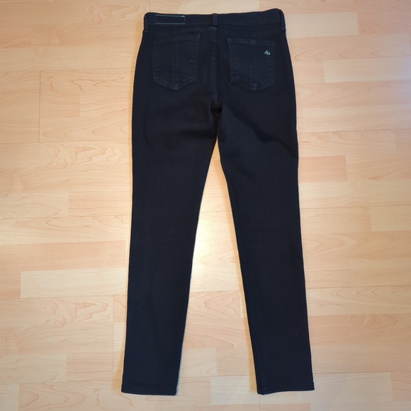 Rag & Bone Black High Rise Skinny Jeans SZ 27 - Picture 4 of 11